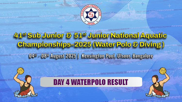 41st Sub Junior & 51st Junior National Aquatic Championships - Day 4 Waterpolo Result